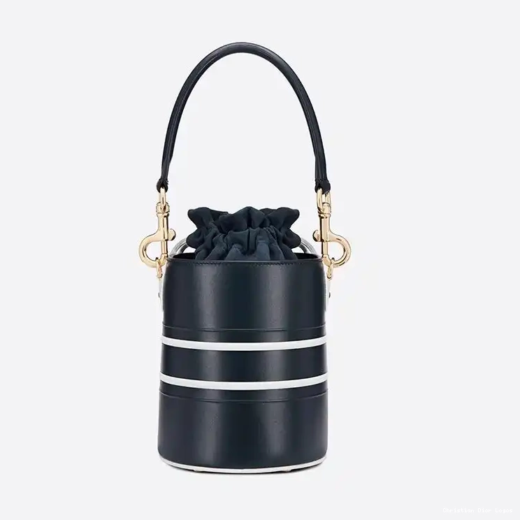 Cheap Smooth Small Dior Bucket Calfskin Vibe Blue Bag 0623 Luxury